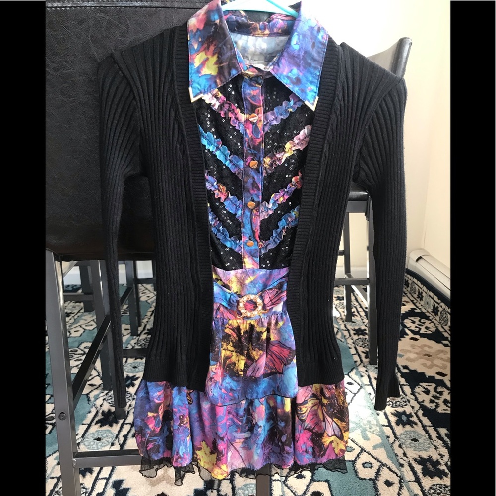 Beautiful elegant dress for winter